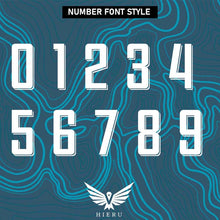 Aqua Blue & Grey Pattern Jersey