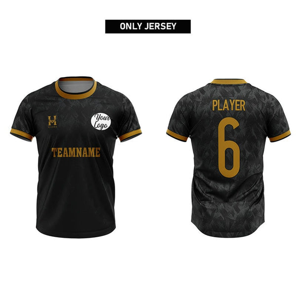 Custom Black & Yellow Jersey