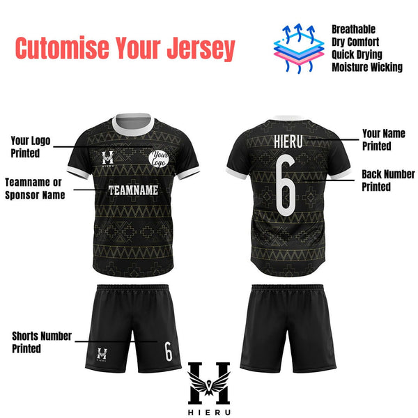 Black Pattern Jersey
