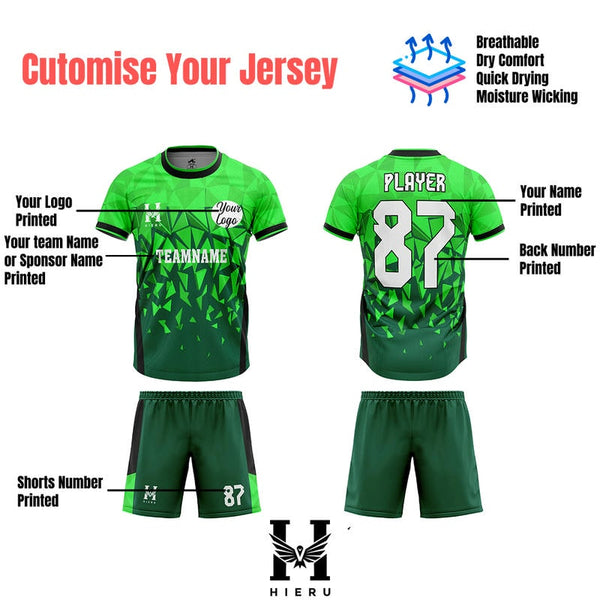 Green Diamond Pattern Jersey