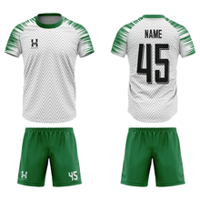 Green & White Pattern Jersey