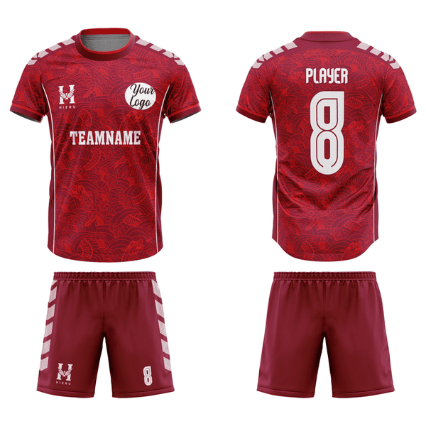 Maroon & White Outline Jersey