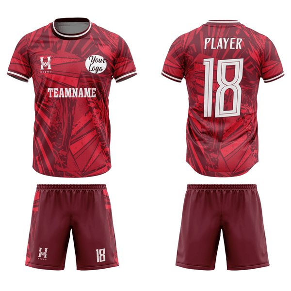 Maroon & Red Striped Jersey