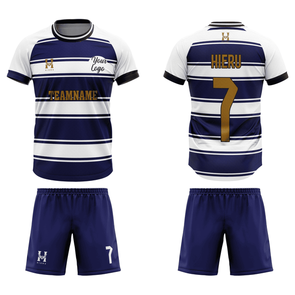 Navy Blue & White Stripe Jersey