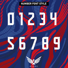 Blue & Red Pattern