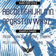 Sky Blue & White Print Jersey